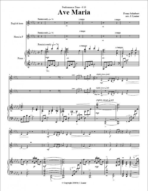 Ave Maria page 1