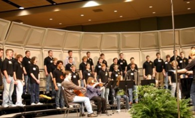 TMEA Rehearsal with String Quartet